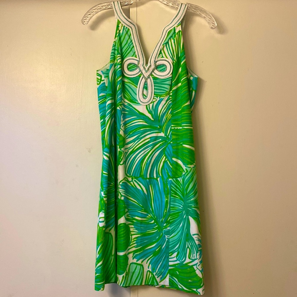 NWT Lilly Pulitzer Tessa Shift with Fronds Place pattern, size 0